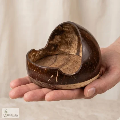 Coconut Shell Mobile Holder – Handmade Eco-Friendly Phone Stand for Desk & Home Decor