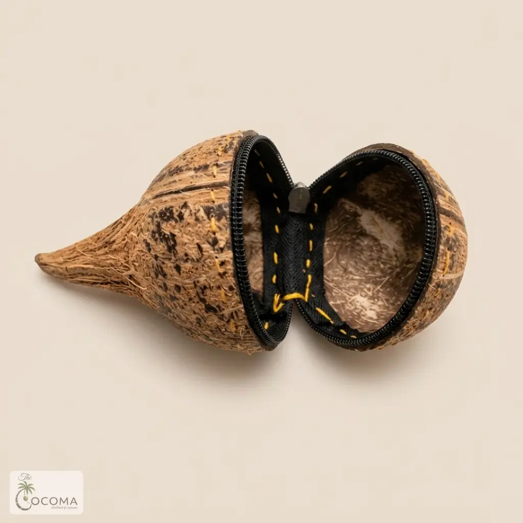 Handmade Coconut Shell Gift Box | Eco-Friendly Natural Storage & Gifting Case